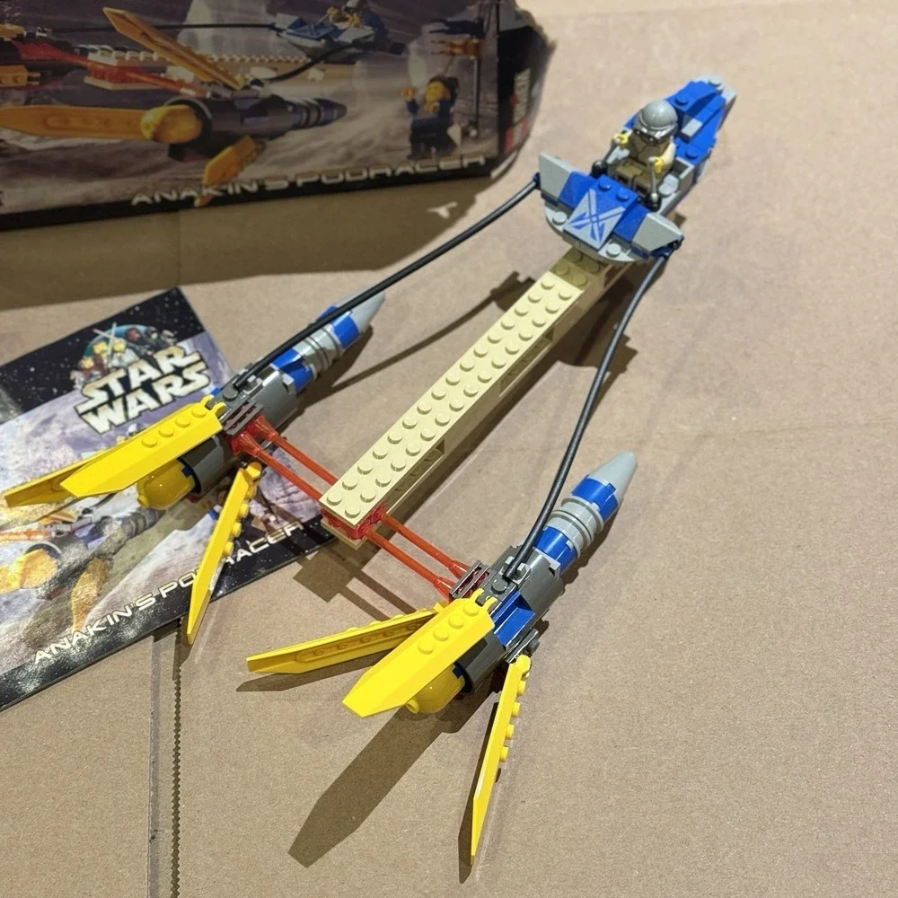 LEGO Star Wars set #7131 Anakin's Podracer Complete Box Instructions Minifigs